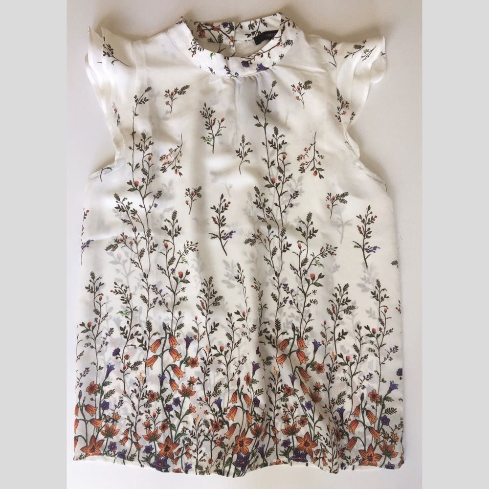 NWT Forever 21 woven floral tank top